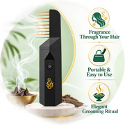 Electric Hair Bakhoor Comb – Portable Fragrance Diffuser