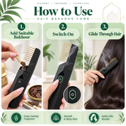 Electric Hair Bakhoor Comb – Portable Fragrance Diffuser