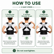 Adjustable Posture Support Shaper – Shoulder & Waist Brace